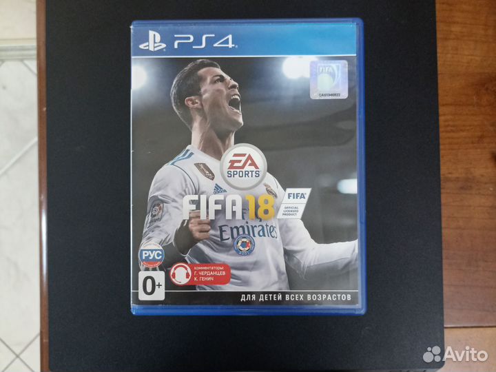 Диски FIFA 14-18 на PS4