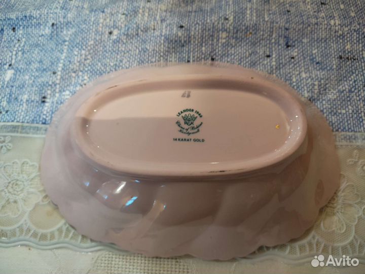 Конфетницы. Розовый фарфор. Чехия. Винтаж