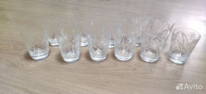 Рюмки и стаканы СССР наборы