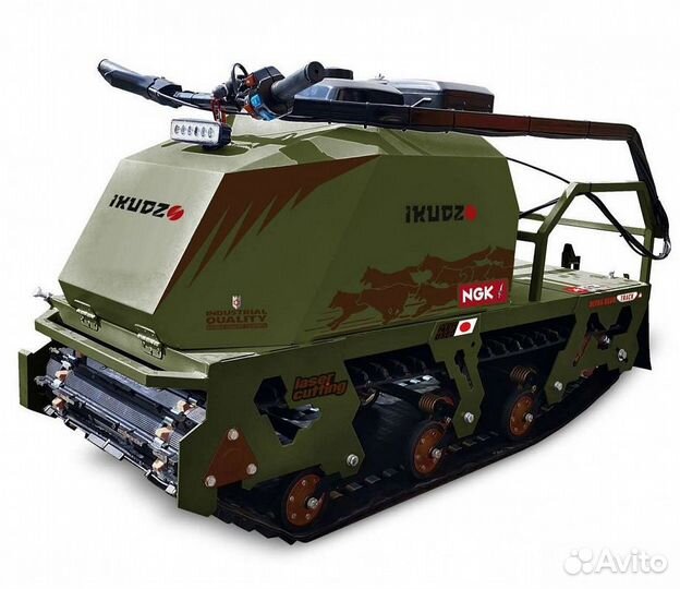 Мотобуксировщик ikudzo 1450/500 EK20(двс) хаки