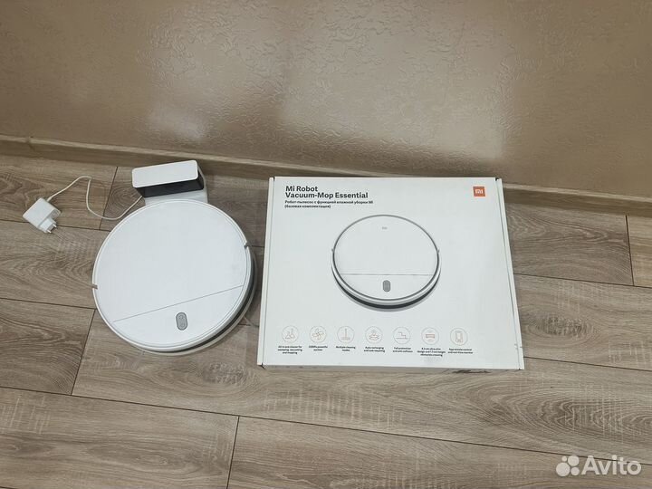 Робот пылесос xiaomi mi robot vacuum mop essential