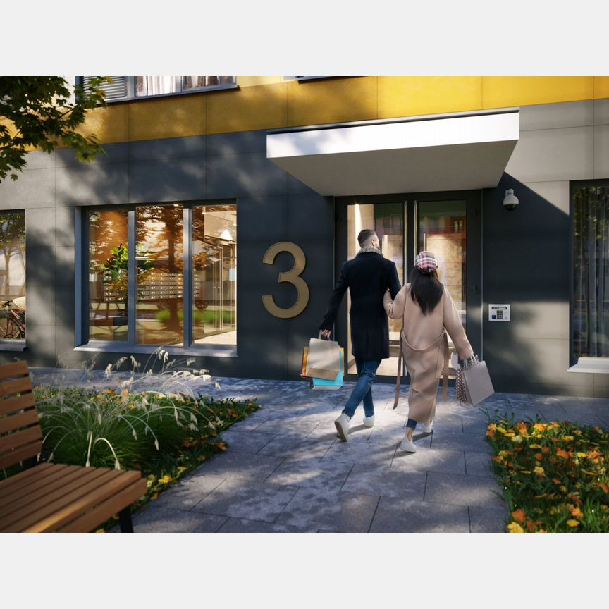 1-к. квартира, 41,9 м², 3/12 эт.