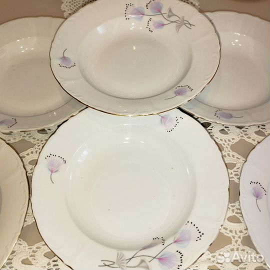 Тарелка Чехословакия 6 штук за всё 300