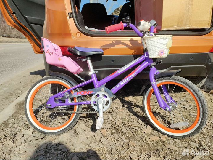 Детский велосипед Welt с дополнительными колёсами