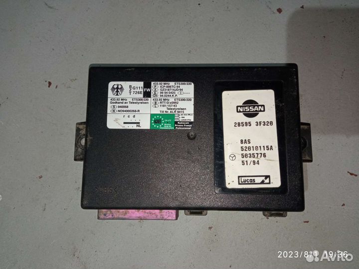 Блок комфорта Nissan primera p10