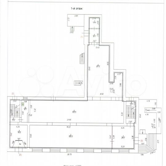 Здание с арендаторами (всё заполнено), 1725.8 м²