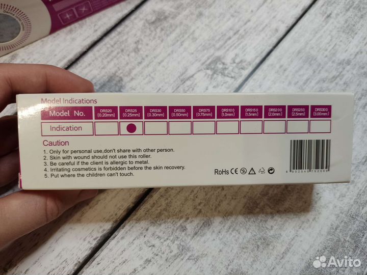 Мезороллер для лица 0,25 новый