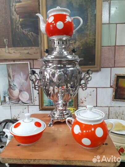 Самовар электрический СССР тульский