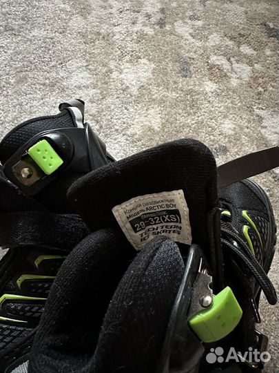 Коньки tech team 29-32 раздвижные