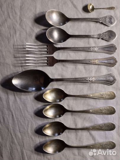 Ложки, вилки, серебро