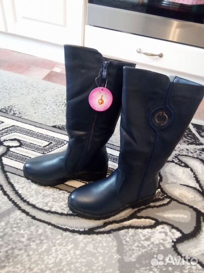 Сапоги зимние для девочки 34 размер