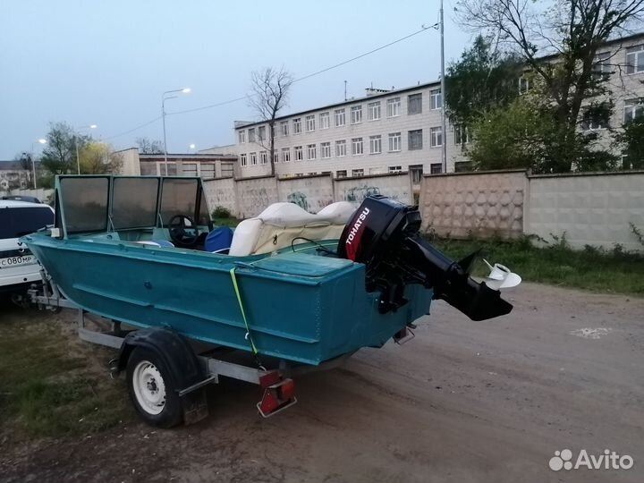 Прогресс 2 М, tohatsu M 40 C, с прицепом