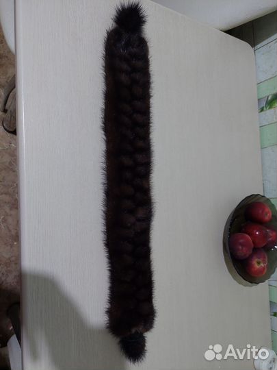 Повязка на голову норковая