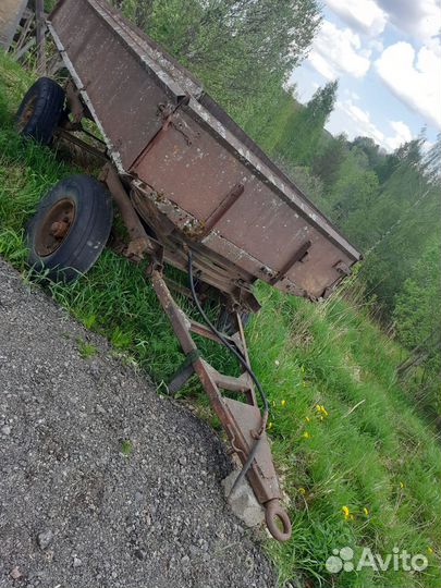 Прицеп цельнометаллический, для трактора