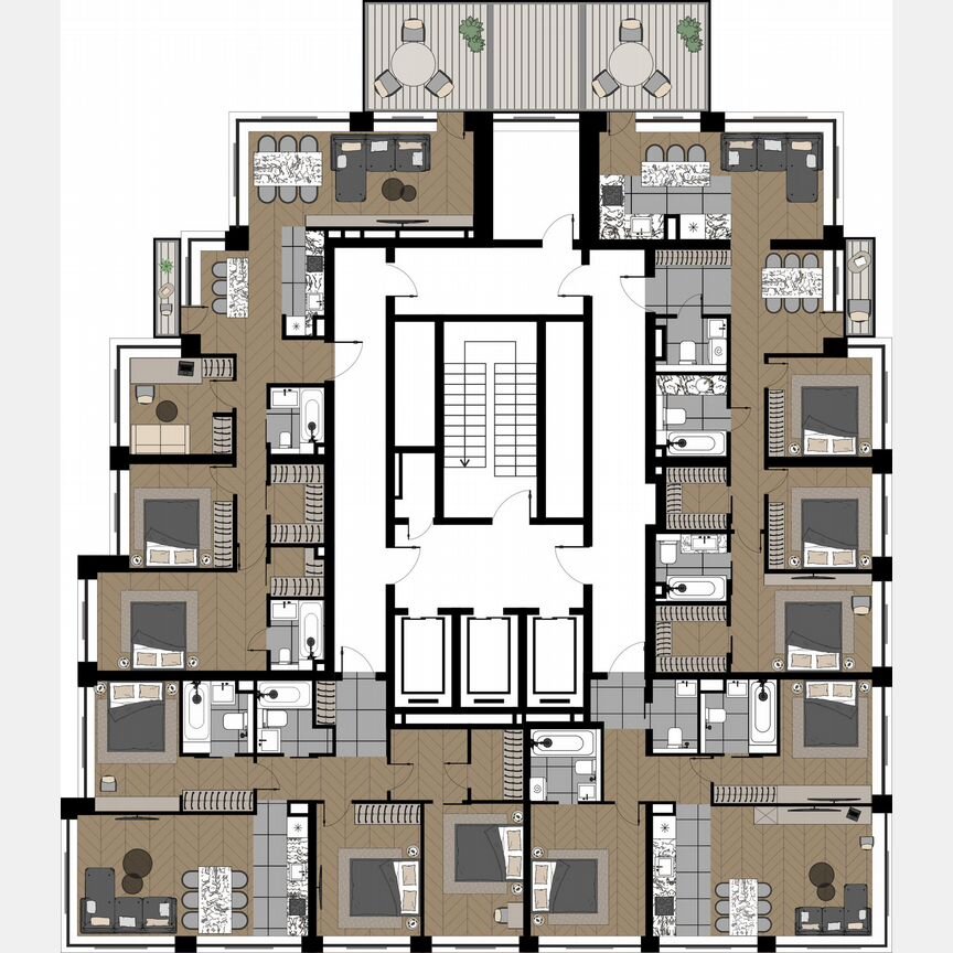 5-к. квартира, 97,1 м², 17/20 эт.