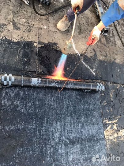 Наплавляемая кровля, ремонт кровли гаража