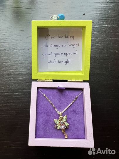 Подарочная подвеска / кулон для девочки -Фея (США)