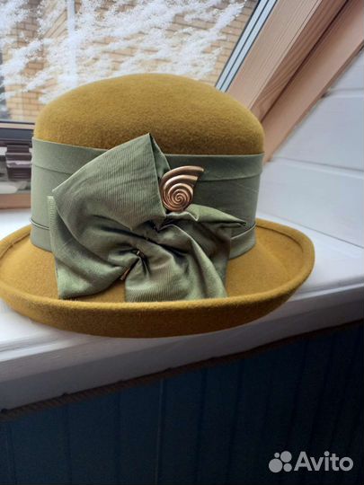Шляпа фетровая женская