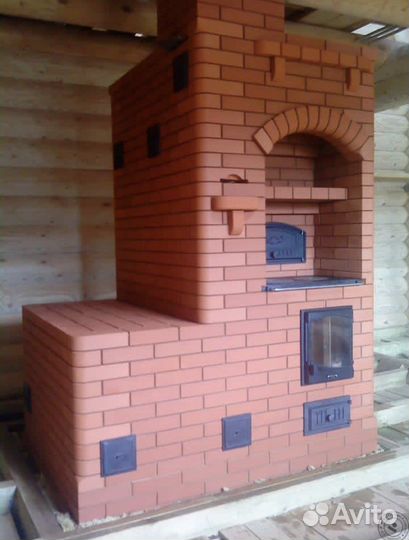 Кирпичная печка в доме Барбекю и Мангалы