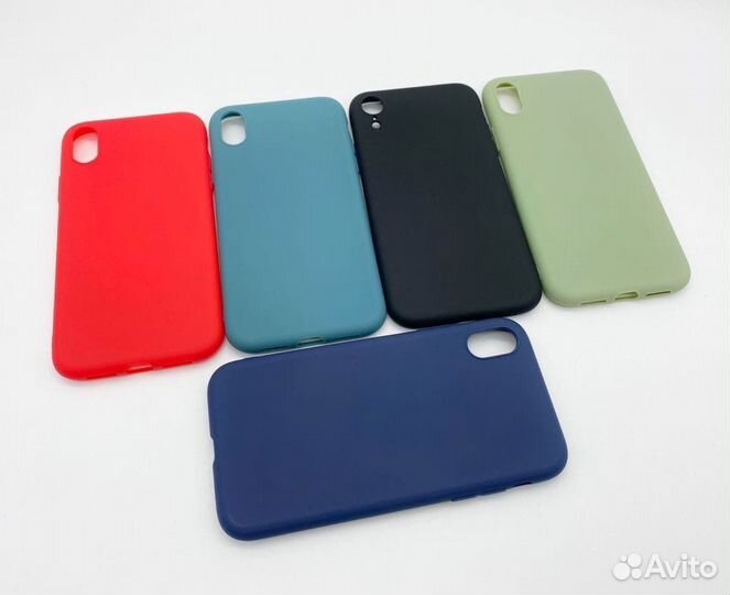 Чехол iPhone все модели Силикон Матовый