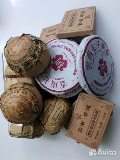 Пуэр в ассортименте.Чай элитный.Пр-во Китай