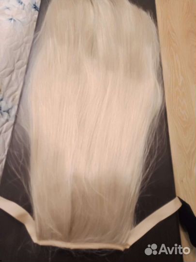 Хвост на заколках искусственные