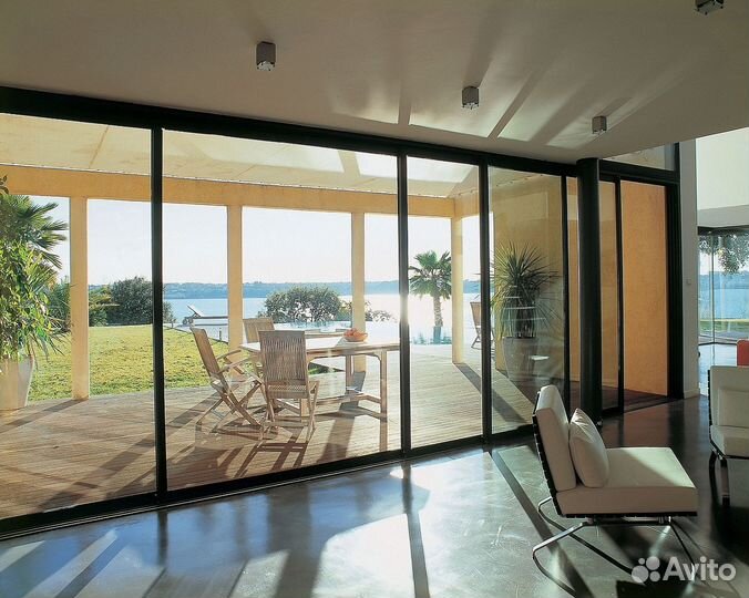 Алюминиевые раздвижные двери купе