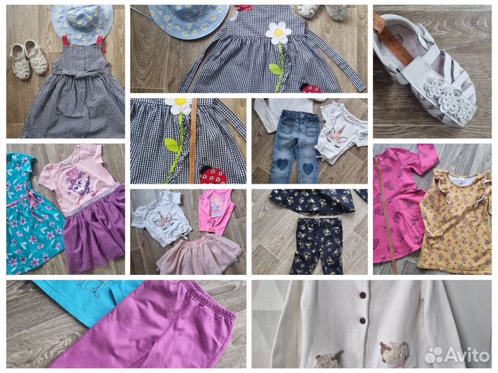 Вещи (одежда) на девочку пакетом на 2-3 г рост 92