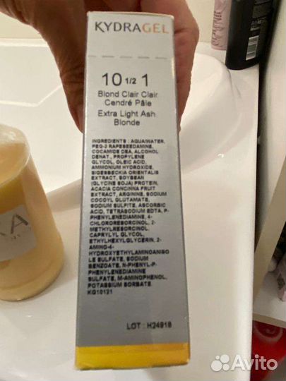 Краска для волос Кидра гель, профессиональная