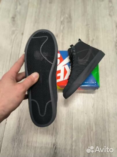 Кроссовки зимние nike SB zoom blazer MID Black