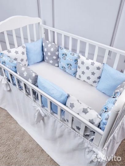 Бортики в детскую кроватку