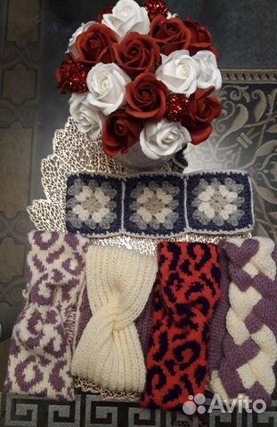 Повязка на голову. Ручная работа