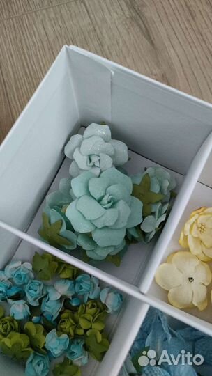 Цветы для скрапбукинга