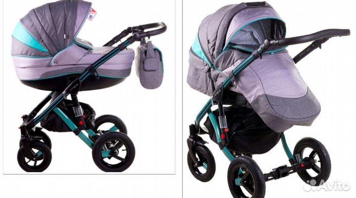 Коляска 2 в 1 adamex avila grand prix collection