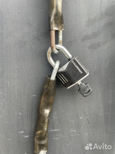 Цепь противоугонная с замком