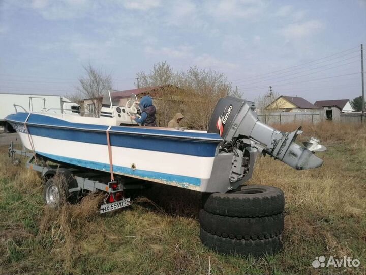 Продам катер с прицепом