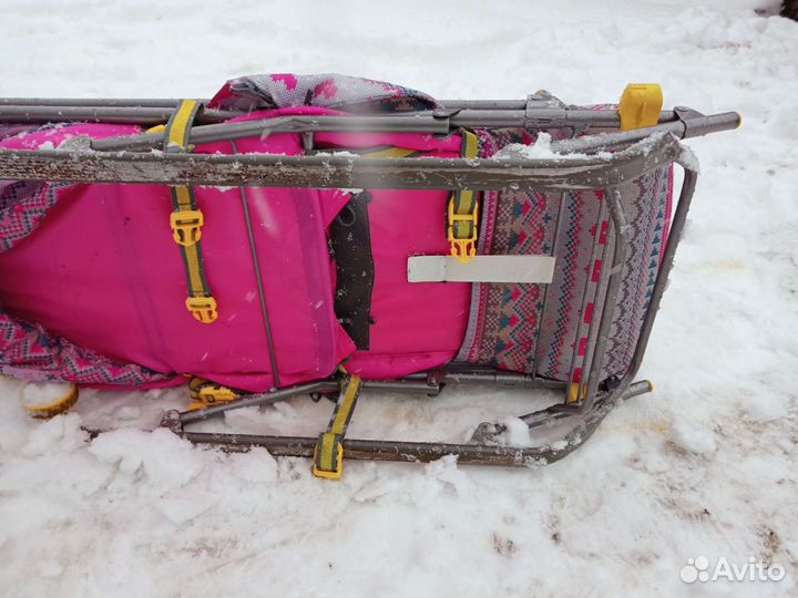 Детские санки коляска ника