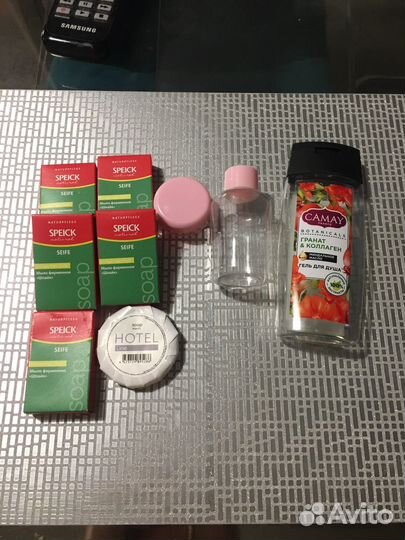 Дорожные контейнеры и мыло