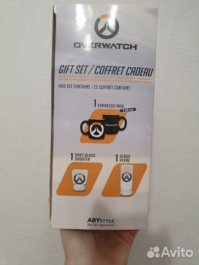 Мини кружка, стакан, рюмка Overwatch