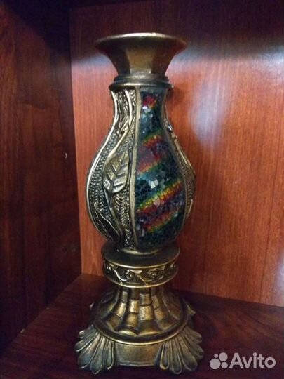 Подсвечник статуэтка ангел путти собака фарфор