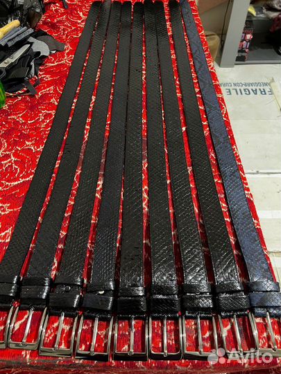 Изделия из Кожи Питона, Ремни, Кепки