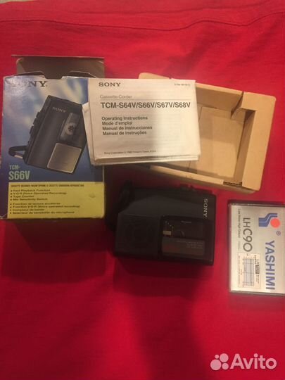Кассетный диктофон сони(sony)