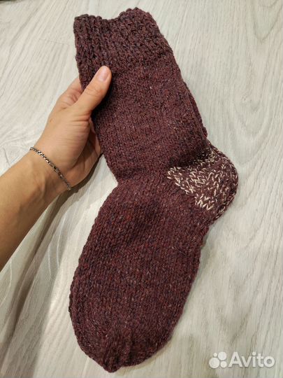 Носки вязаные новые ручной работы
