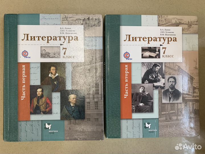 Учебник литература, Ланин, 7 кл