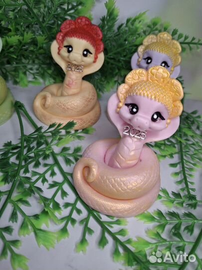 Мыло ручной работы символ 2025 змея Маруся