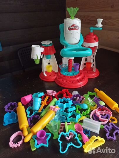 Pley doh набор для лепки фабрика мороженого