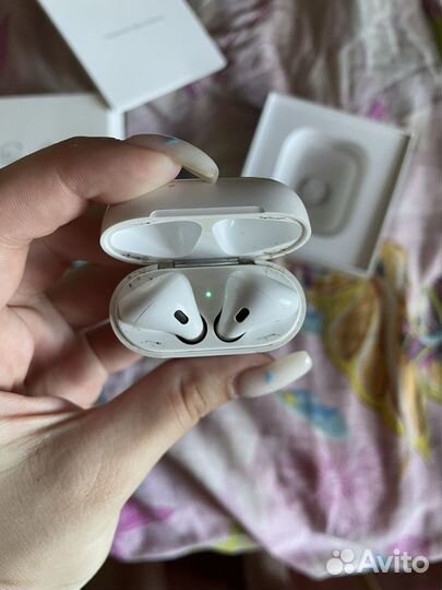Беспроводные наушники apple airpods 2