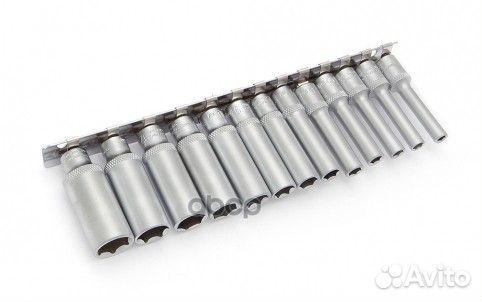 Набор головок 6-гр. 1/4 13 шт. (4 4 5 5 5 5