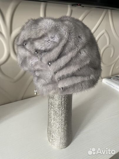 Шапка норковая женская