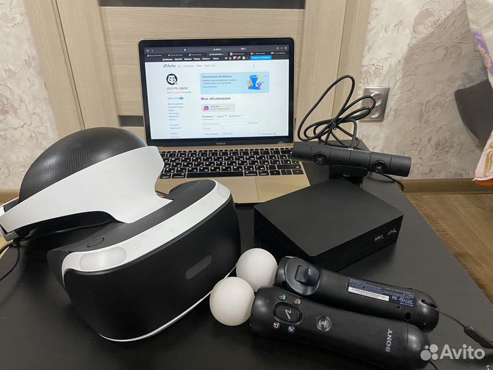 Sony ps4 VR v2 + полный игровой комплект